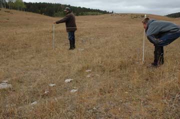 measuring residual vegetation with a modified Robel pole